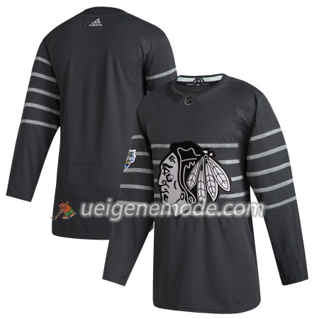 Herren Chicago Blackhawks Trikot Blank Grau Adidas 2020 NHL All-Star Authentic